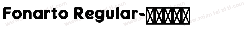 Fonarto Regular字体转换